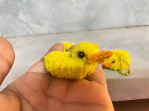 HandMade Móc Khoá Phụ Kiện Treo Túi Chú Vịt Vàng Đáng Yêu.
