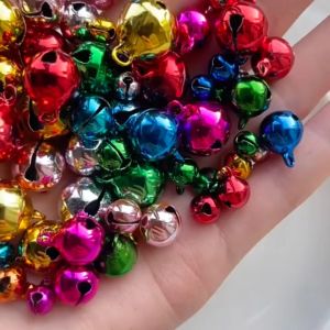 Lonceng Warna Warni 12MM Kelintingan Krincingan Kalung Kucing Serbaguna