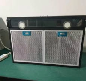 Máy hút mùi cổ điển Kaff KF-738B màu đen công suất 700 m³/h thiết kế nhỏ gọn hiện đại sang trọng