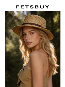 Breathable Handwoven Raffia Womens Sun Hat