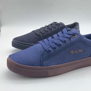 BUM Equipment Kasut Lelaki BM69207/BM69208 Warna Hitam / Warna Kelabu / Warna Biru Navy - Mens Shoe Black / Grey / Navy - Casual Canvas Sneakers / Kasut Kanvas
