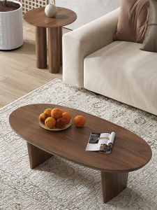 GOOFANSER | Wabi-sabi Style Solid Wood Coffee Table