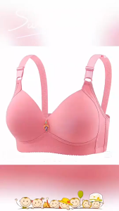 Bra Women Plus Size Wireless 36-46 Cup BC Korea Design Baju Dalam Wanita Tanpa Besi