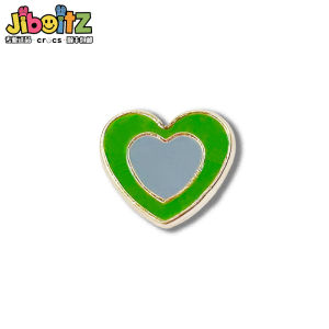 Phụ Kiện Giày Crocs Bằng Kim Loại Hình Trái Tim DIY Phụ Kiện Trang Trí Hoa Cho Giày Lỗ Phụ Kiện Giày Dép Thời Trang