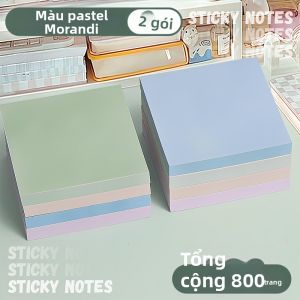 deli | Deli High Adhesive Strength Large Sticky Notes Student Use Colorful Reminder Labels Removable Paper Based Business Supplies