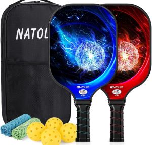 Pickleball Paddles USAPA Approved Lightweight Pickleball Paddles Set of 2