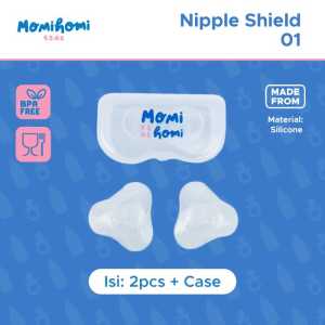 MOMI HOMI Nipple Cover Protector Model 01 Pelindung Puting Ibu ASI Menyusui Melindungi Gigitan Bayi
