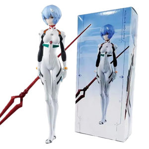 Bandai | 22cm New Evangelion Rei Figure Toys Doll Christmas Birthday Gift For Kids Girls