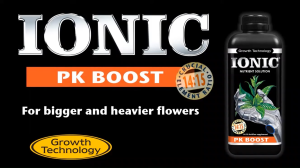 Growth Technology IONIC PK Boost 1 Litre (Compound Fluid Fertilizer Phosphorus and Potassium 14:15 and Iron Bloom Stage Supplement Fertilizer More Flowers Bigger Flowers Bigger Fruits)  