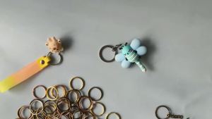 5/10/20 Set Swivel Snap Hook Flat Key Chain Rings and Jump Rings for Lanyard Lobster Clasps Keychain Key Ring DIY Jewelry Crafts