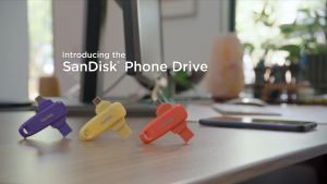 SanDisk® Phone Drive for USB Type-C™/USB Type-A devices