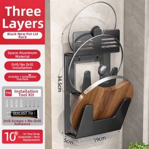 XUNHUAI | Drill-free Wall-mounted Kitchen Organizer Rack