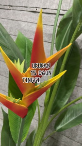 Dekorasi Rumah Pohon Hias Heliconia Artificial Aesthetic Hiasan Rumah Pohon Palsu CZ-049-C