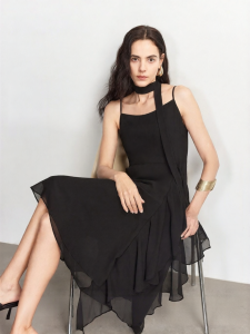 Vero Moda | Summer New Layered Asymmetric Drape Dress
