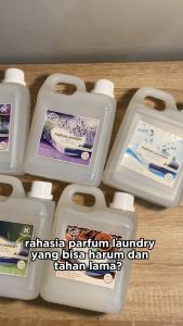 Parfum Laundry aroma Sakura - Snappy - Ocean Fresh - Lido - Gardenia - Exotic | Pewangi Laundry Pakaian | Parfum Loundry Awet Uk 0.5 L Bisa Cod