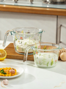 MODERN SWEETHOME | Heat-Resistant Glass Measuring Cup With Scale