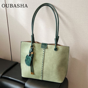 Large Capacity Womens Shoulder Bag 2025 New Versatile Popular Tote Bag Luxury Sensation Casual Commuter Soft PU Leather