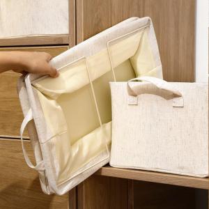 Durable Steel Framed Foldable Storage Box Oxford Cloth