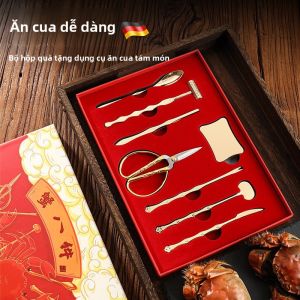 MONLEYTA | Dụng Cụ Ăn Cua Inox Kích Thước Lớn