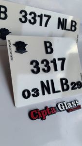 PLAT MOTOR NOMOR VARIASI VESPA MATIC JADUL VARIASI LANCIP TIMBUL