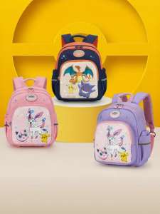 Caran·Y | Pokémon Co-branded Lightweight Cloud Backpack for Children with Antibacterial Function