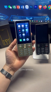 Điện thoại Pin Trâu UNIWA A3502 4G - thu phát Wifi Tích hợp Android CH Play 2 sim