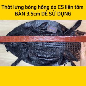 [FREE SHIP] Thắt Lưng Da Cá Sấu Liền Nguyên Con [DA CÁ SẤU THẬT 100% RẤT BỀN]