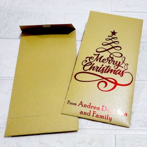 Personalized Premium Christmas Money Envelope