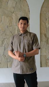 ELZAURA - KZ02 Kemeja Pria Basic Polos Pendek Casual Men Shirt Short Sleeve Oxford Super Premium