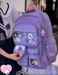Kuromi Beg Sekolah Budak Perempuan: A Cute Princess Backpack for Girls