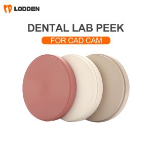 LODDEN Dental Lab PEEK Disc 98x12mm-25mm CAD CAM Dentures Material for Dental Stent Crown Oral Cavity Repair Orthodontics
