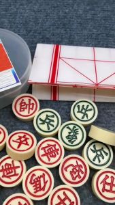 Cờ Tướng Ngà Nhựa Melamine Loại TRUNG Đường Kính Quân Cờ 28 mm