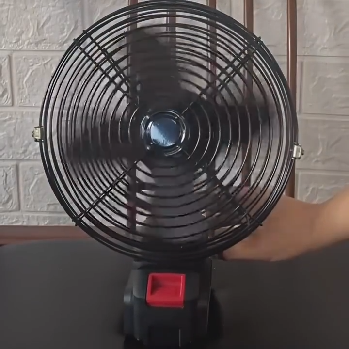 Lithium Battery Fan Rechargeable High Power Fan Outdoor Desktop Cooling Portable  Fans