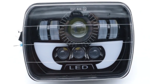 Popular 7inch Horn Square 5*7 Car LED Wrangler Headlight Motorcycle off-Road Vehicle Modification led Car lights