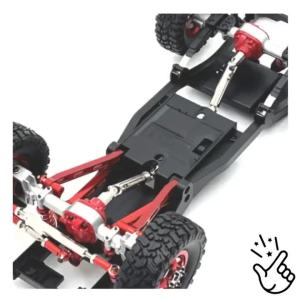 Front and Rear Axle Assembly for 1/12 MN82 LC79 MN78 Metal Upgrade Parts Kit RC Car OP Accessories