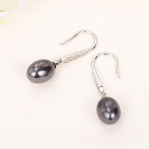 Huitan New Arrival Simulated Pearl Earrings Women Silver Color Fashion Versatile Female Ear Piercing Accessories Wedding Jewelry