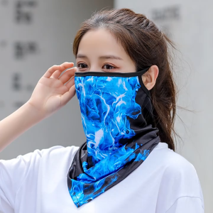 New Sunmaskพรีเมี่ยม ผ้าบัฟกันแดด สไตล์เกาหลี หน้ากากกันแดด มีรูเกี่ยวหู ป้องกันแสงยูวี ผ้าพันคอ ผ้าเรย่อน พร้อมส่งจากไทย