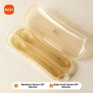 Soft Newborn Baby Feeding Spoon Silicone