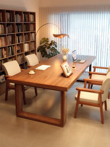 ZHUOHE | Wood Reading Study Table for Home and Office Use