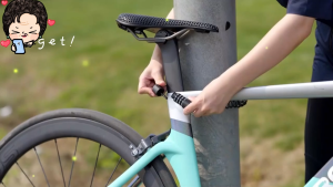 RakanKu Malaysia ORIGINAL ROCKBROS Bike Anti-Theft Locks Bike Lock Bicycle Lock Basikal Lock Cycling Bike Helmet Lock 4 Digit Code Lock 150cm Kunci Basikal 脚车锁