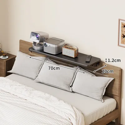 evesigar | Kệ Đầu Giường Gập Đặt Tường Không Cần Khoan
