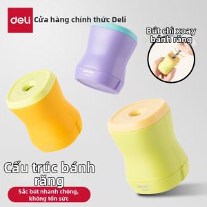 deli | Children Manual Triangle Pencil Sharpener Mini