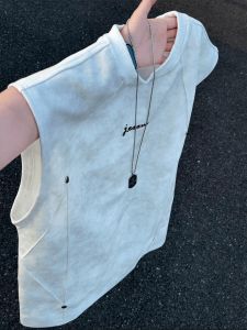 LPZ | Studded Tie-dye Coolness Sleeveless T-Shirt