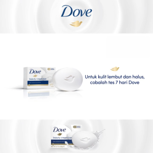 Sabun Batang DOVE Beauty Cream Pampering Soap Bar Dengan Shea Butter & Warm Vanilla Scent 90 gr