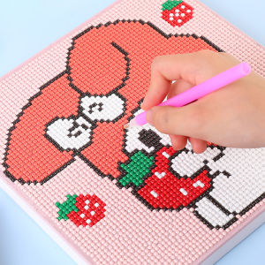 Diamond Painting Kit Cartoon Girls Birthday Gift Handmade DIY Material Package Full of Diamonds for Children And Girls