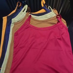 Promo Paket isi 6 pcs Tanktop Tali Kecil Wanita Dewasa Kekinian Korean Style / Singlet