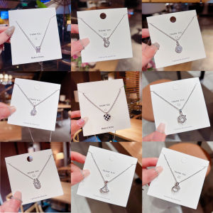 Gold Plated Titanium Steel Necklace Womens High-End Design Trendy Minimalist Commute Clavicle Chain Jewelry Fresh out
