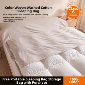 Nanjiren | Portable All-cotton Sleeping Bag for Hotel Isolation Integrated Duvet and Sheet