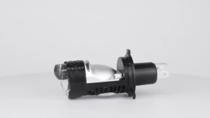 Car Mini H4 HS1 LED Headlight Projector Lens 6000K White For Motor No Radio Interference LED Auto Headlight Hi/Lo Beam Bulb