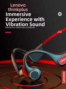 LENOVO | Lenovo X3PRO Wireless Bone Conduction Bluetooth Earphones Sports Waterproof Gaming Comfortable Fit over Ear Headsets
